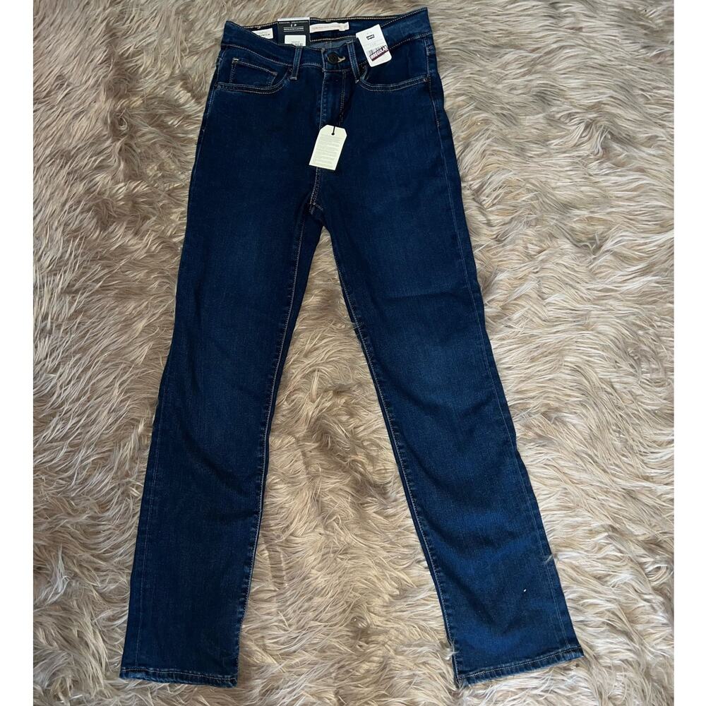 New Levi's womens 724 High Rise Slim Straight Denim Jeans Size 27 X 28 - Picture 1 of 10